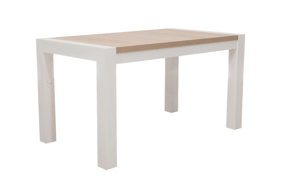 STÓŁ ROZKŁADANY 140-200 cm sonoma biały 4-8 osób