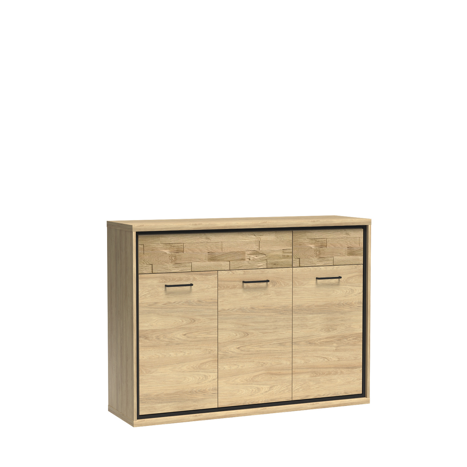 KOMODA 3D2S MEDIOLAN M-7 + dekor dębowy