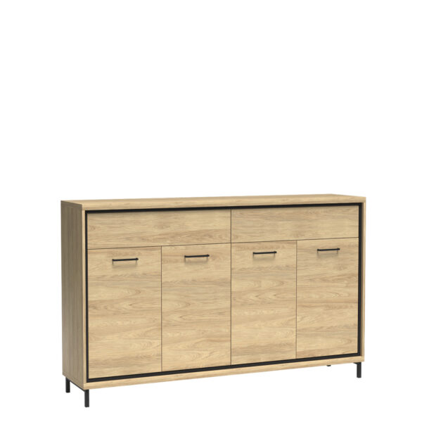 KOMODA nogi metalowe MEDIOLAN 4D2S M-8 do salonu