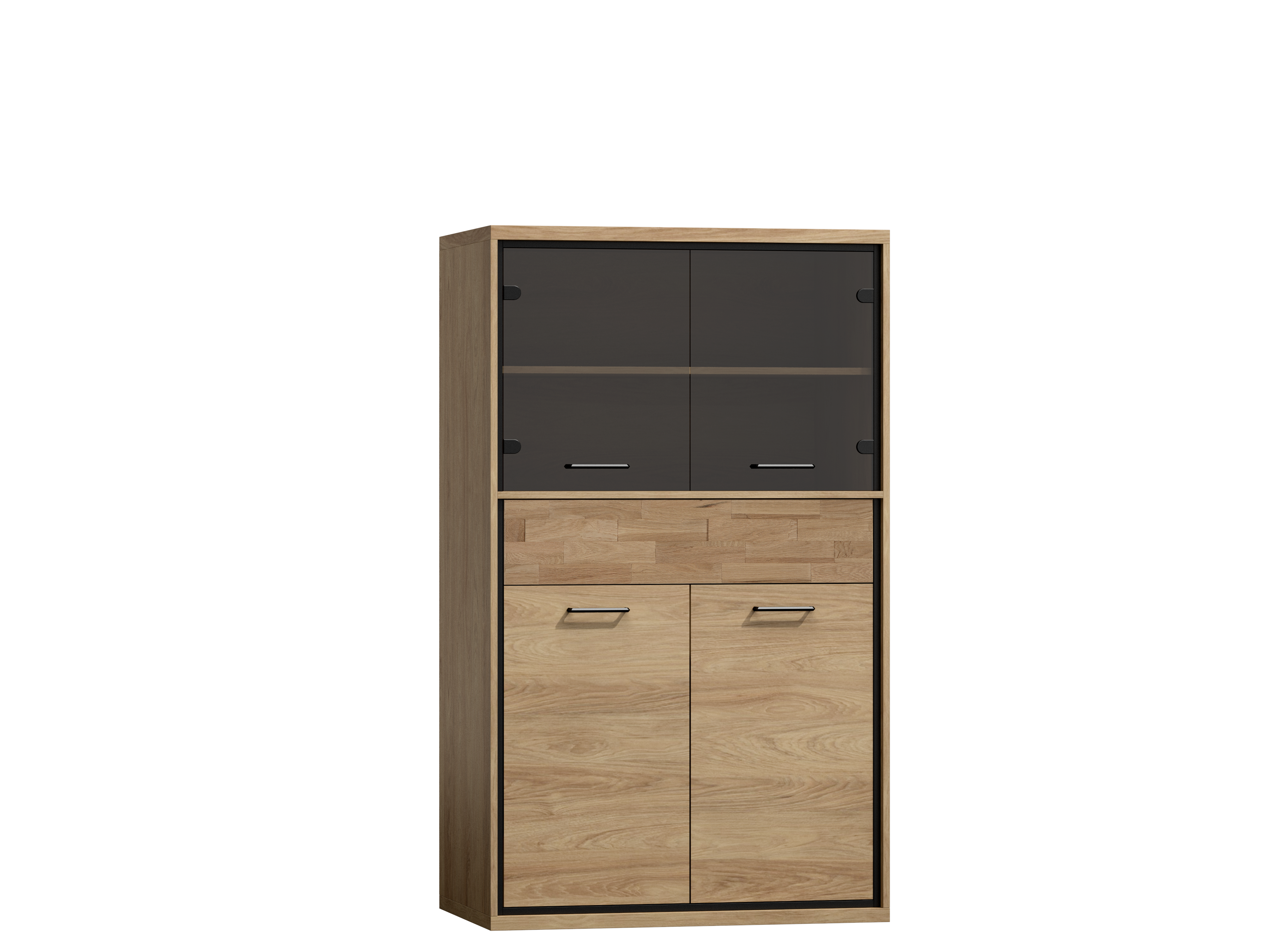 WITRYNA M-5 system mebli MEDIOLAN + dekor dębowy