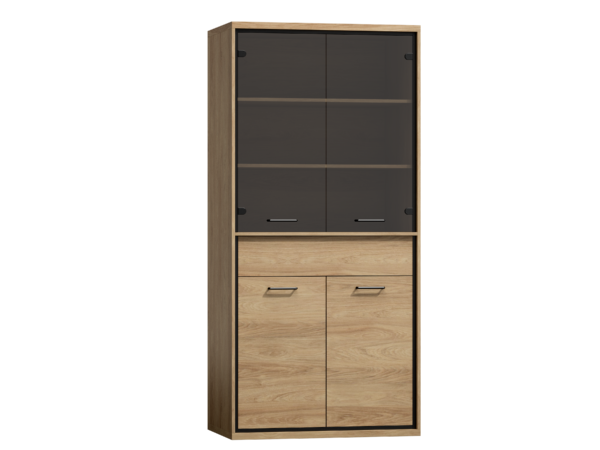 WITRYNA szeroka podówjna salon system MEDIOLAN