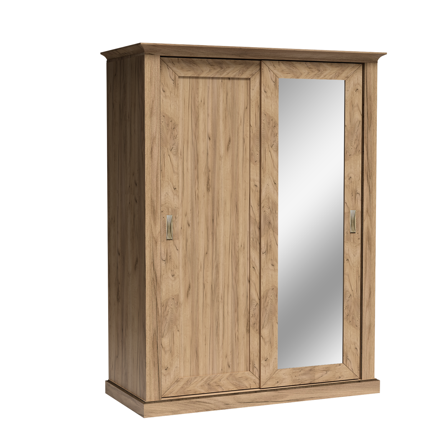 SZAFA A-146 ANTICA ubraniowa DĄB KRAFT ZŁOTY