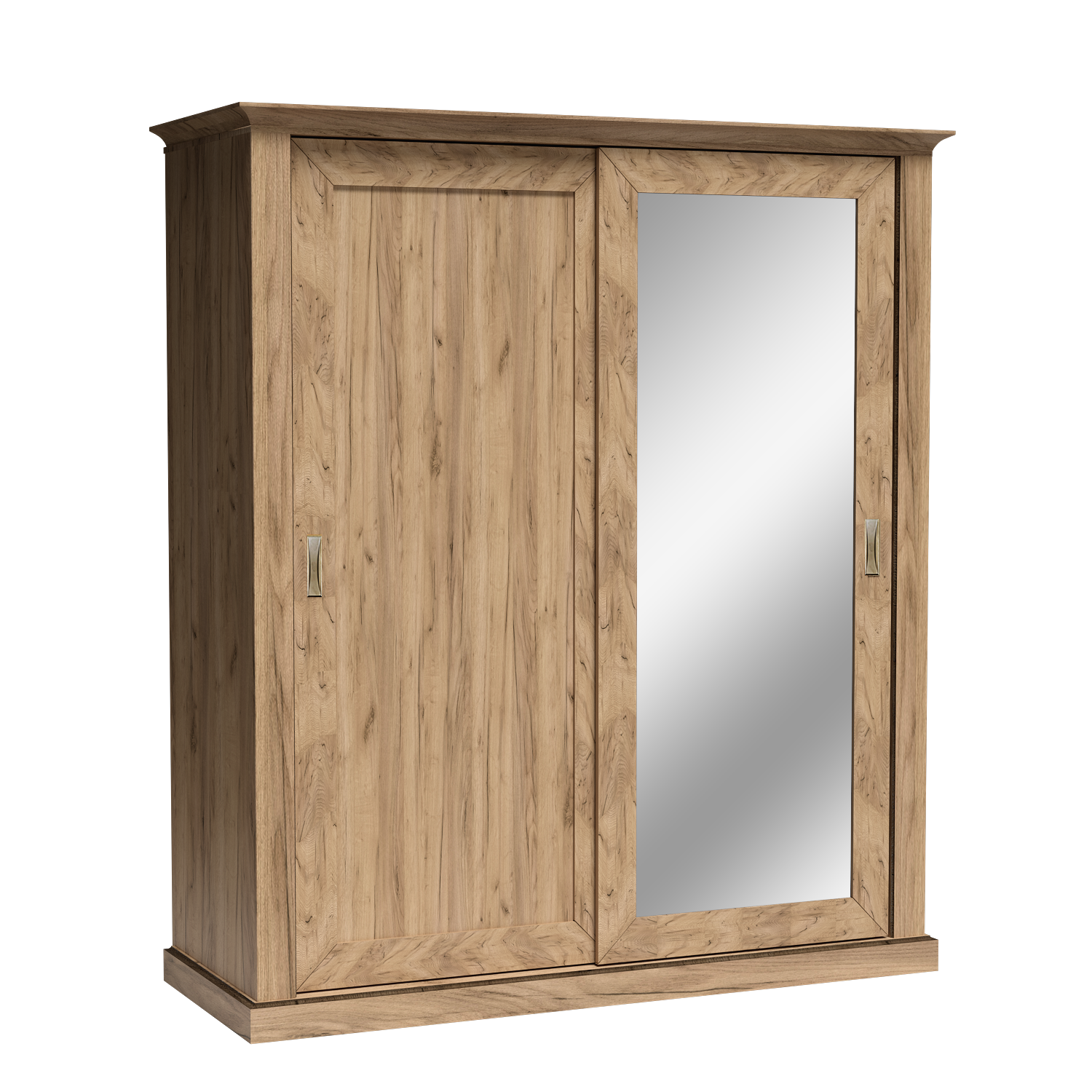 SZAFA A-183 ANTICA ubraniowa DĄB KRAFT ZŁOTY