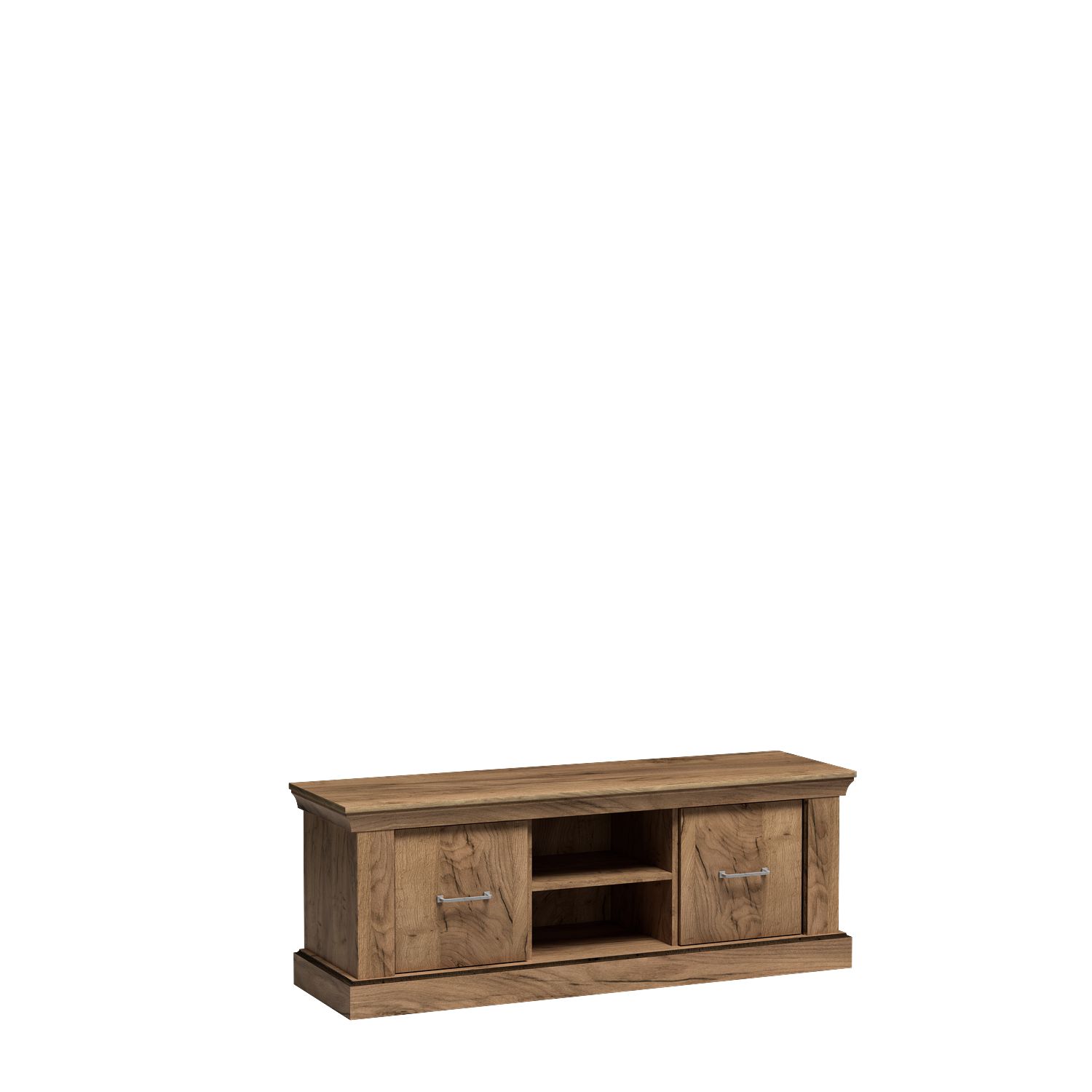 SZAFKA STOLIK RTV telewizyjny A-4 ANTICA DĄB KRAFT ZŁOTY