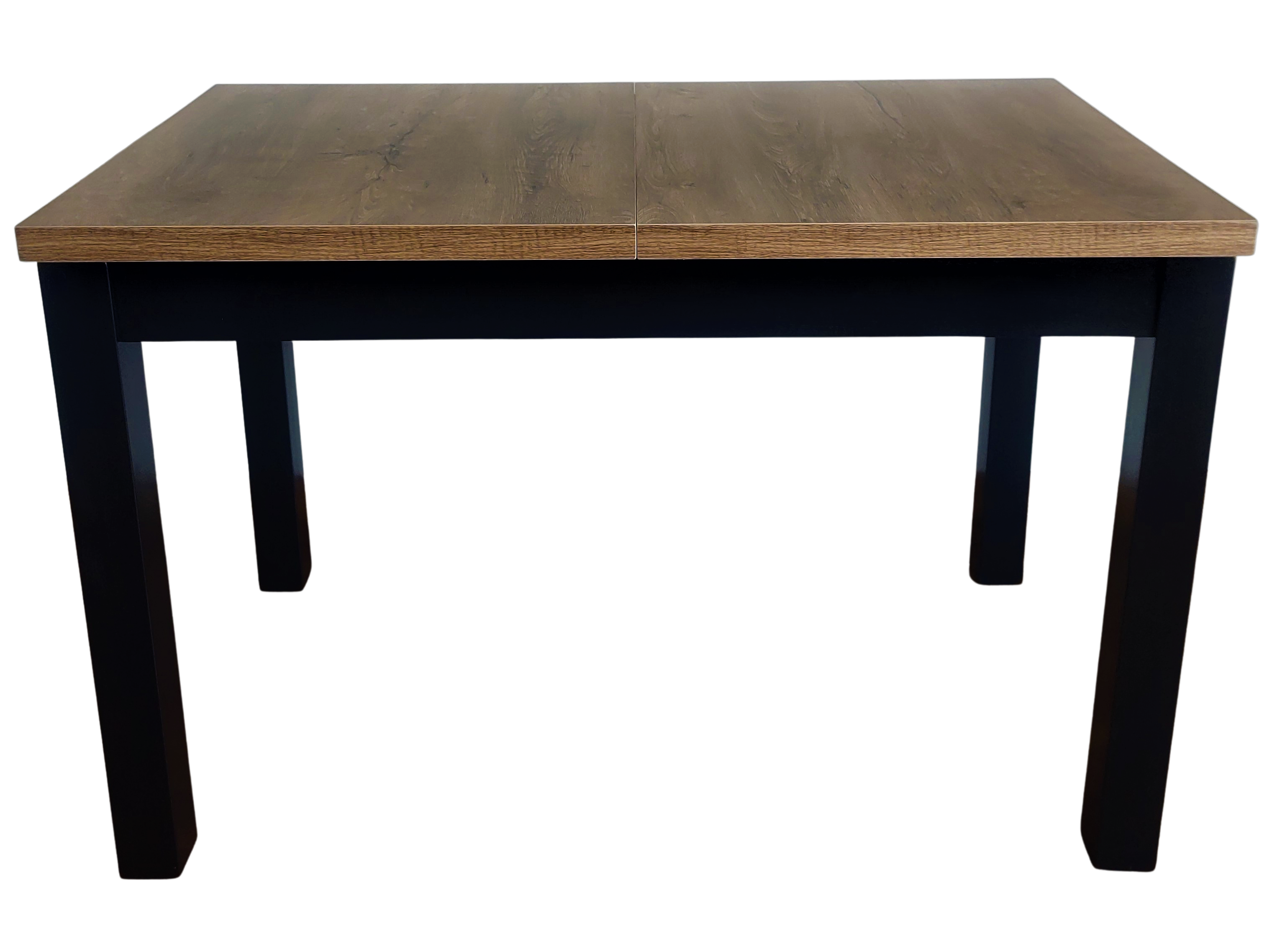 STÓŁ ROZKŁADANY 140-180 x 80 cm LEFKAS / CZARNY