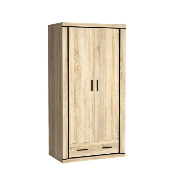 SZAFA dwudrzwiowa szuflada dąb sonoma DALLAS D-20