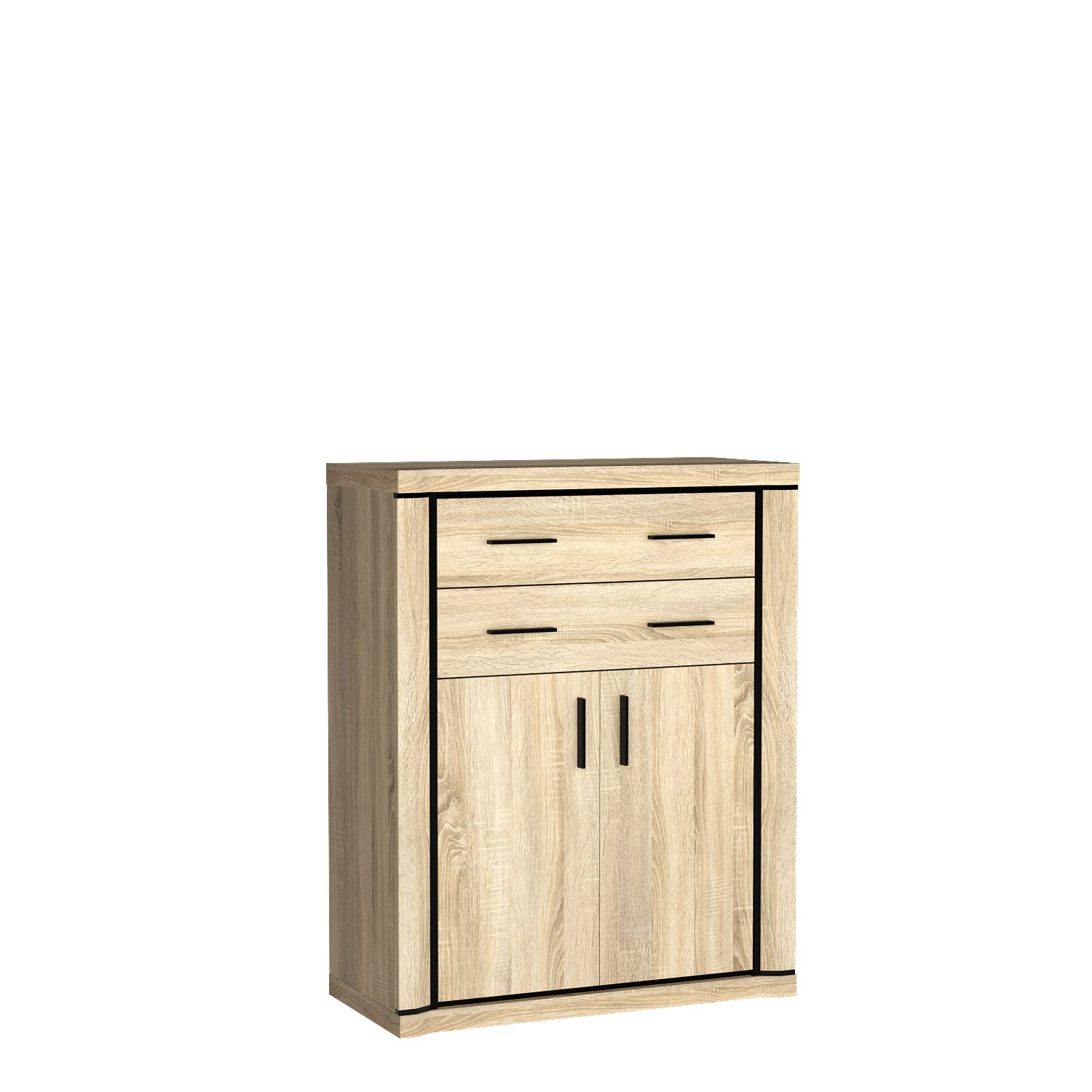 KOMODA nowoczesna dąb sonoma system DALLAS D-6