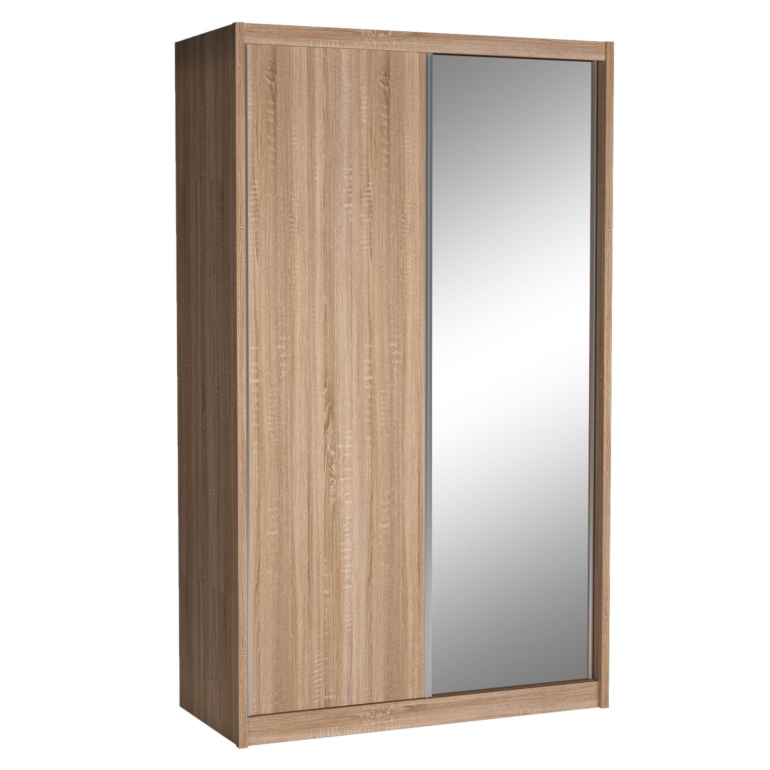 SZAFA PRZESUWNA 143 cm z LUSTREM BIEL ALPEJSKA