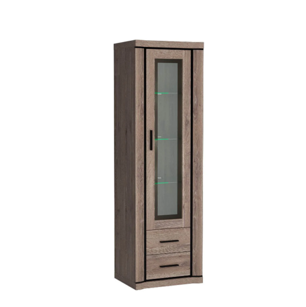 WITRYNA wąska dąb truflowy DALLAS D-16 + LED