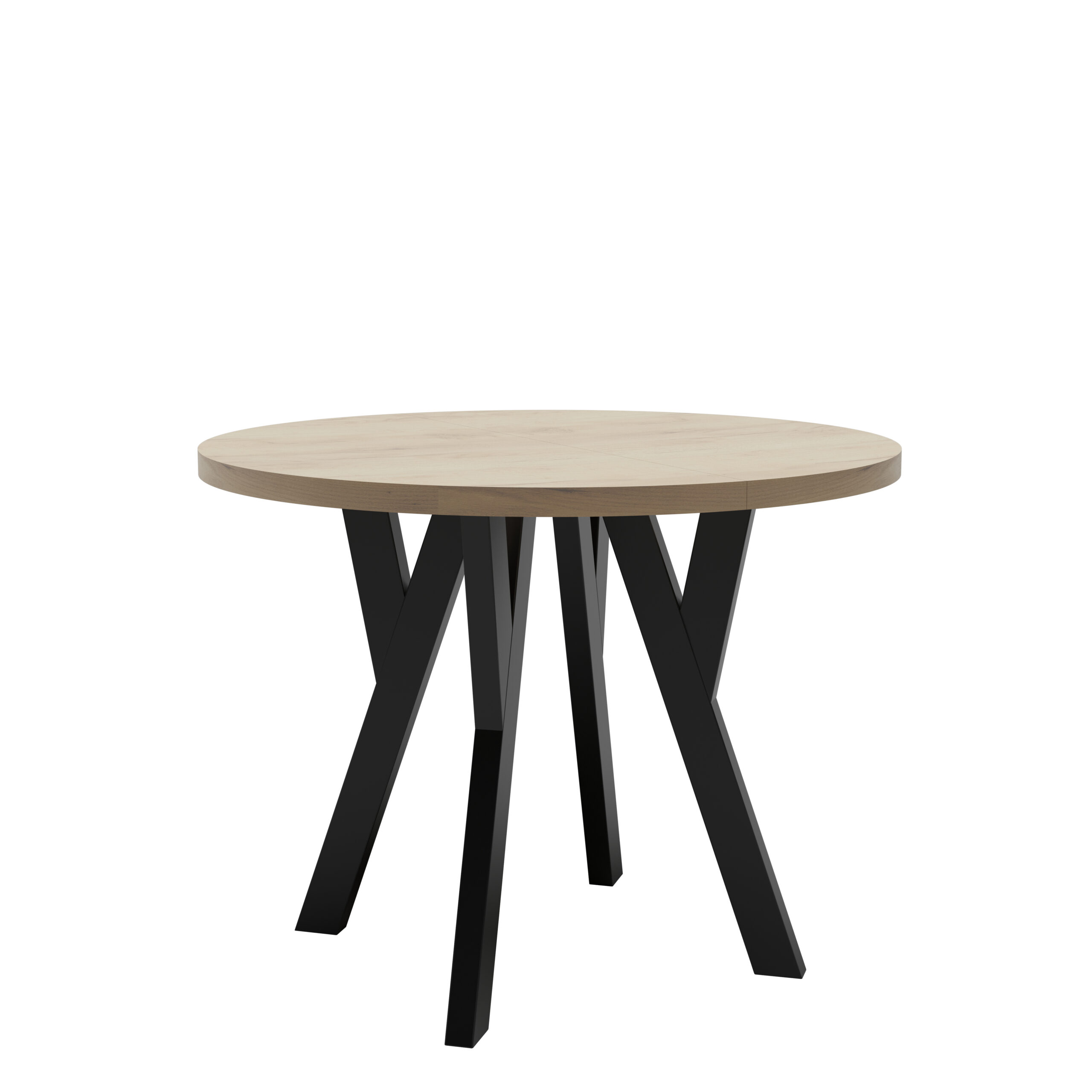 STÓŁ okrągły LOFT nierozkładany 100 cm nowoczesny
