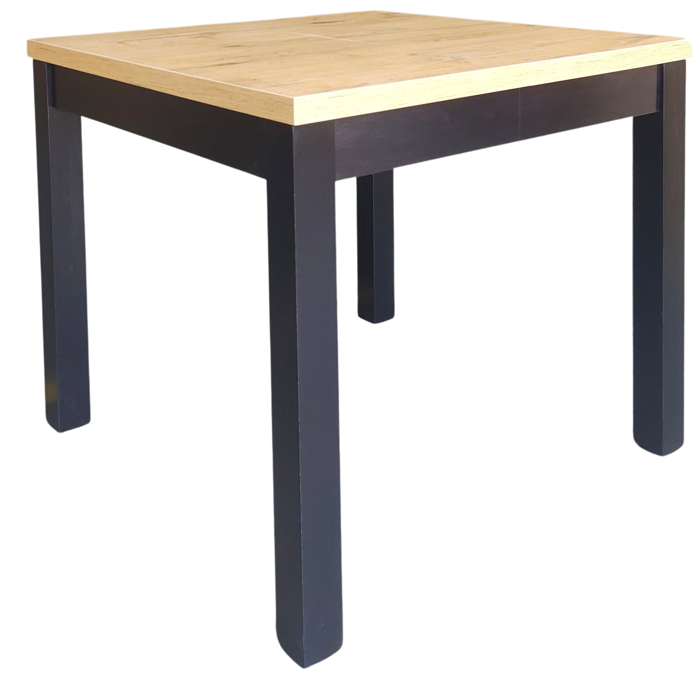 STÓŁ nowoczesny kwadrat 90x90 ROZKŁADANY do 190 cm LANCELOT + CZARNY STÓŁ nowoczesny kwadrat 90x90 ROZKŁADANY do 190 cm LANCELOT + CZARNY