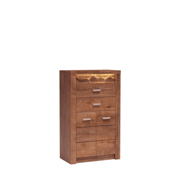 SZAFA ubraniowa dwudrzwiowa szeroka 96 cm INDIANAPOLIS I-1 JESION JASNY