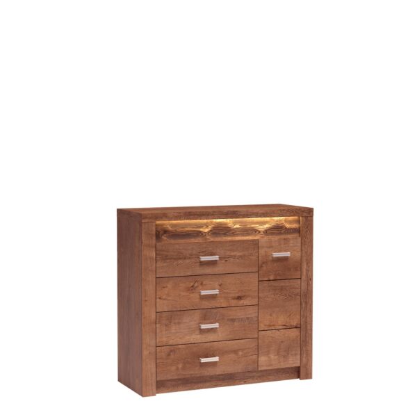 PÓŁKA wisząca 120 cm INDIANAPOLIS I-11 JESION JASNY