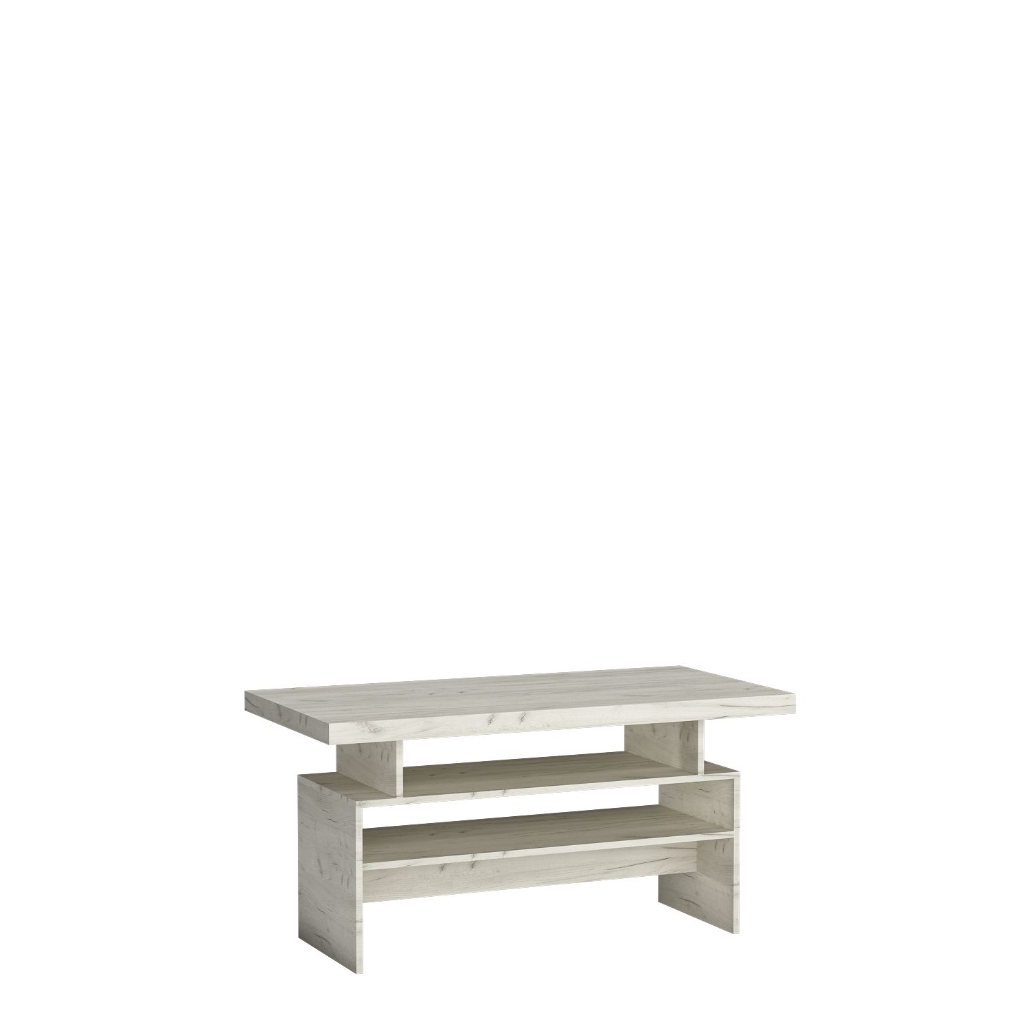 Mała SZAFKA RTV STOLIK TV 96 cm INDIANAPOLIS I-10 KRAFT BIAŁY