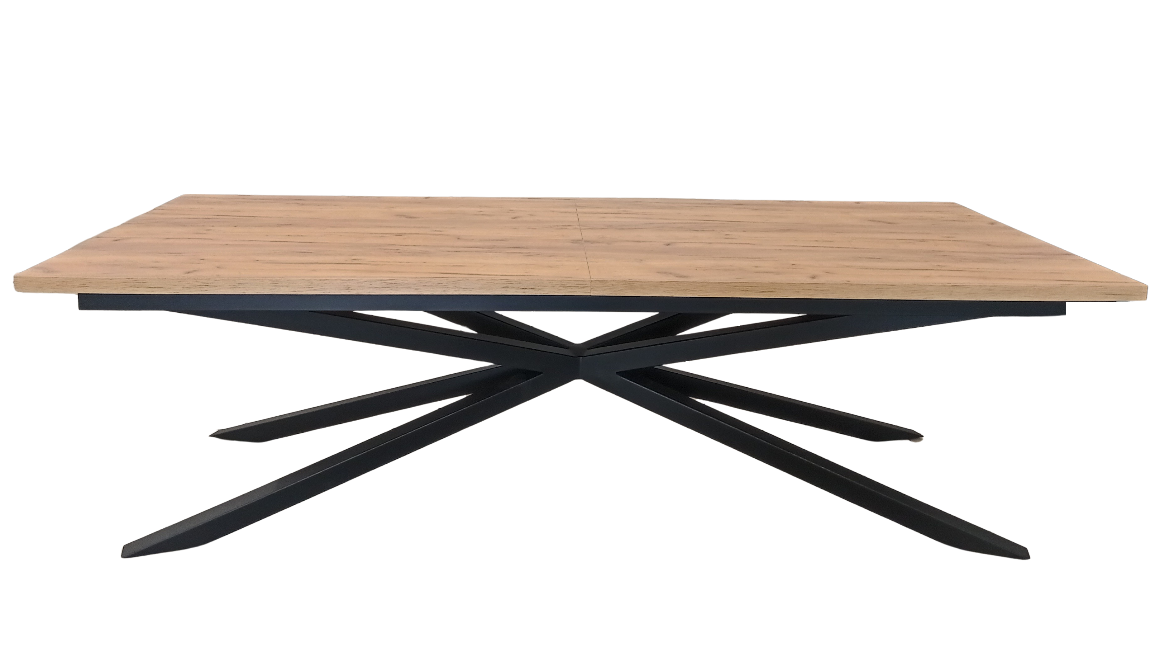 Nowoczesny STÓŁ 120x70 ROZKŁADANY do 160 cm metalowe nogi typu pająk