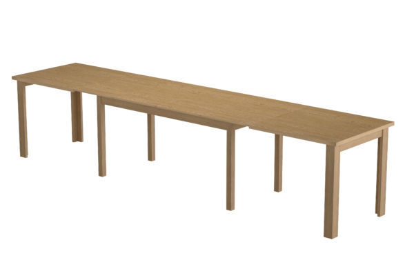 STÓŁ XL na 8 nogach 140x100 ROZKŁADANY do 380 cm DUNE + CZARNY STÓŁ XL na 8 nogach 140x100 ROZKŁADANY do 380 cm DUNE + CZARNY