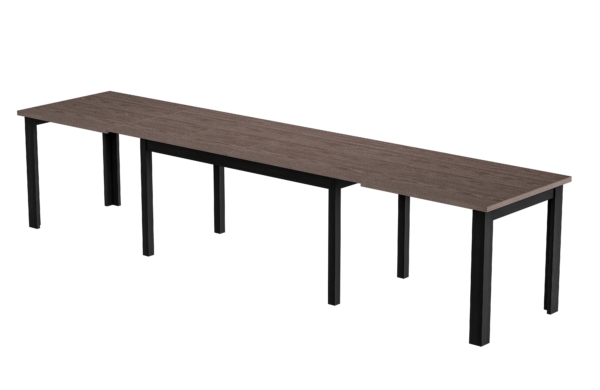 STÓŁ XL na 8 nogach 140x100 ROZKŁADANY do 380 cm STORM + CZARNY STÓŁ XL na 8 nogach 140x100 ROZKŁADANY do 380 cm STORM + CZARNY