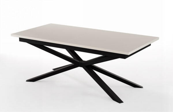 STÓŁ 250x100 ROZKŁADANY do 350 cm metalowe nogi typu pająk KASZMIR