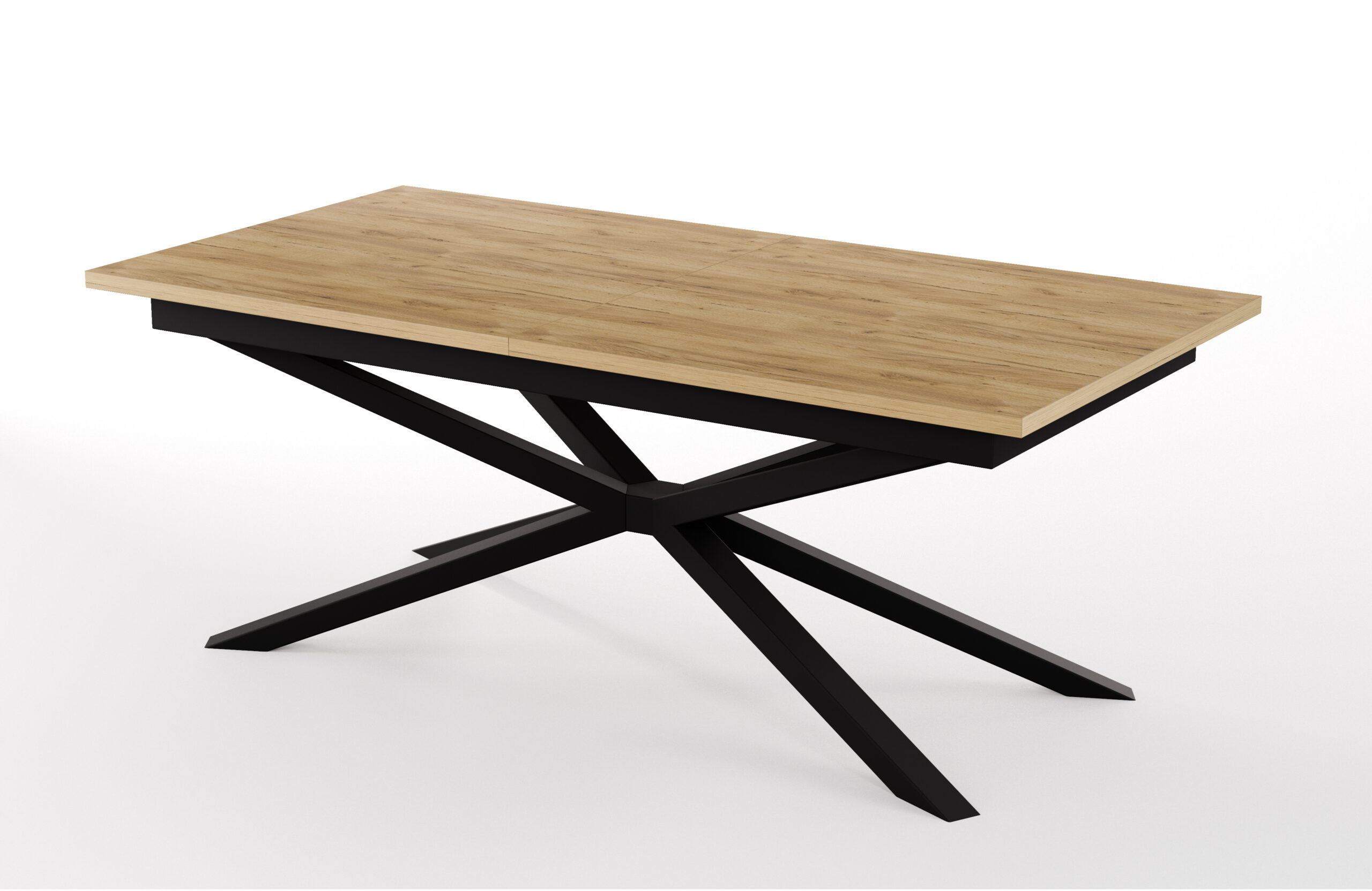 STÓŁ 120x70 ROZKŁADANY do 160 cm metalowe nogi typu pająk DĄB ZŁOTY KRAFT STÓŁ 120x70 ROZKŁADANY do 160 cm metalowe nogi typu pająk DĄB ZŁOTY KRAFT