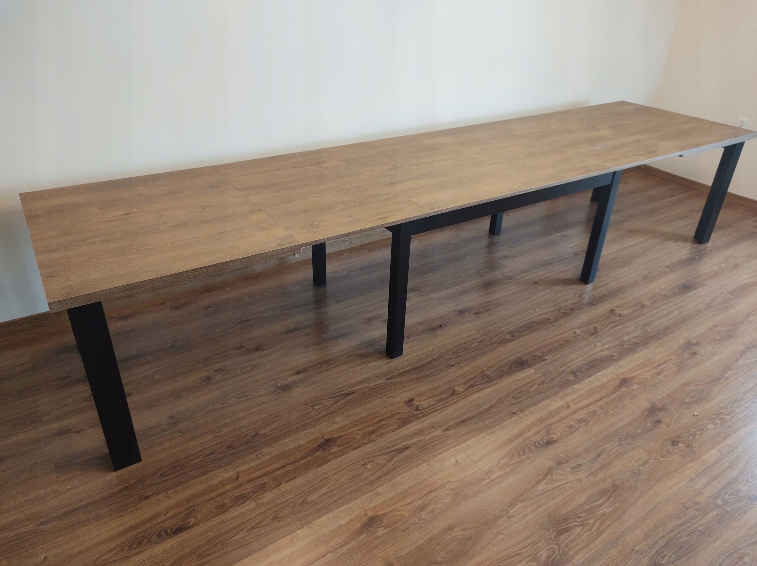 STÓŁ XL 200x100 rozkładany 440 cm lefkas + czarny