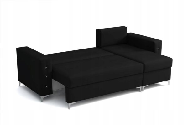 NAROŻNIK 240x140 spanie 2x pojemnik kryształki