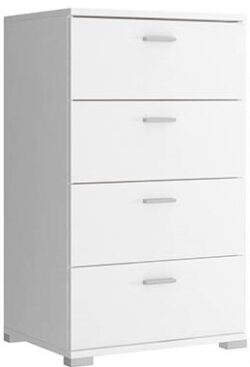 KOMODA 50 cm biała 4 x szuflady